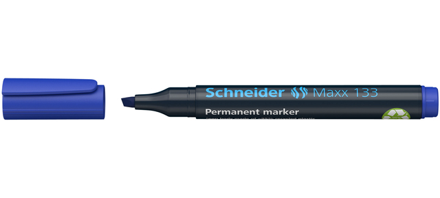 Permanent marker Schneider Maxx 133 schuin 1-4mm blauw