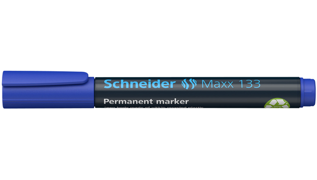 Permanent marker Schneider Maxx 133 schuin 1-4mm blauw — Photo 2 sur 2