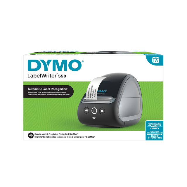 Labelprinter Dymo LabelWriter 550 desktop zwart — Foto 3 von 3