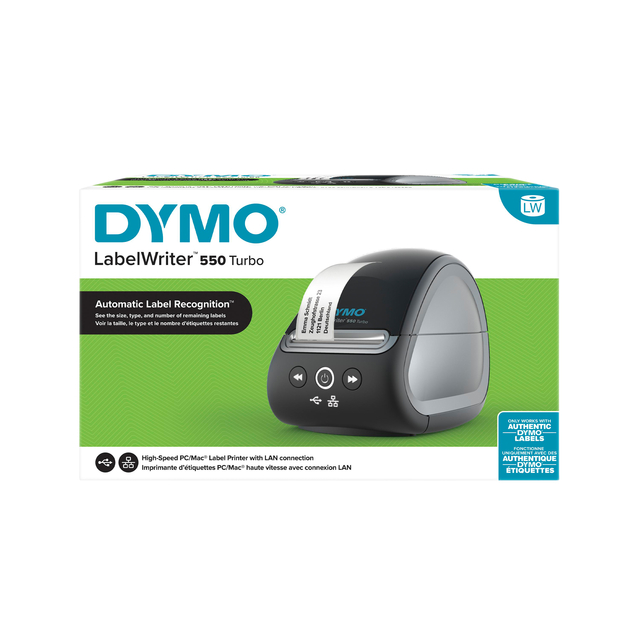 Labelprinter Dymo LabelWriter 550 Turbo desktop zwart — Foto 3 von 3