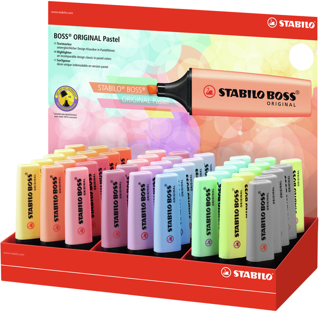 Markeerstift STABILO BOSS Original 70/45 pastel assorti