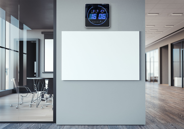 Wandklok Unilux Flo led 28cmx28cm — Foto 2 von 2