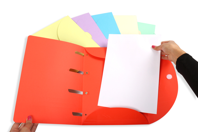 Smartfolder geperforeerde opbergmappen A4 assorti 6 stuks — Foto 2 von 2