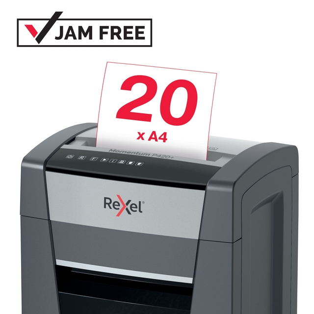 Papiervernietiger Rexel Momentum P420+ snippers 4x35mm — Foto 2 von 2