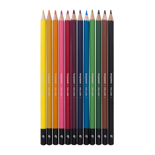 Kleurpotloden Bruynzeel assorti blik à 12 stuks — Foto 2 von 2