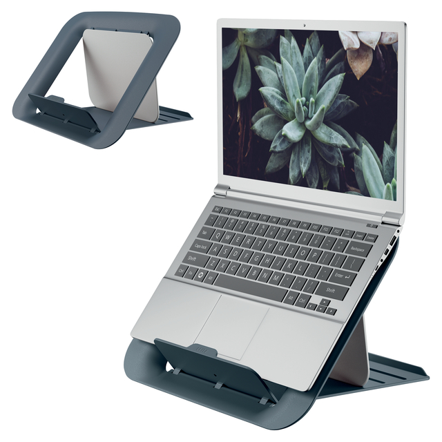 Laptopstandaard Leitz Ergo Cosy verstelbaar recyled grijs — Foto 2 van 2
