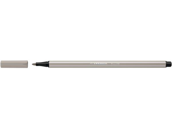 Viltstift STABILO Pen 68/93 medium  warm grijs