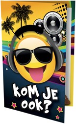 Uitnodiging Tropical DJ 17x14.2cm