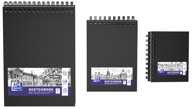 Schetsboek Oxford A6 80 vel 100 gram spiraal — Foto 2 van 2