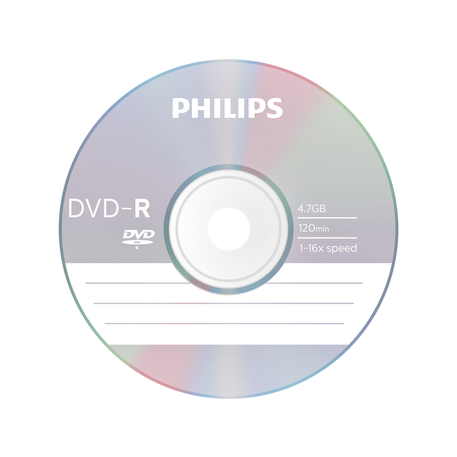 DVD-R Philips 4.7GB 16x SP 25 stuks — Foto 2 von 2