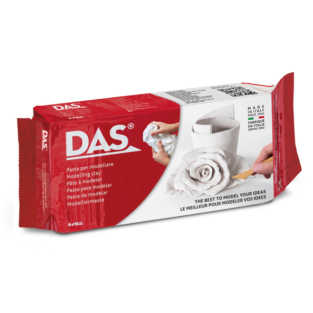 Klei DAS air hardening wit 1kg