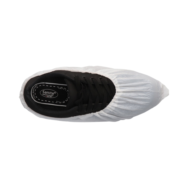 Schoenovertrek CMT 70mu geruwd maat 36-46 CPE wit 50 stuks — Foto 2 von 2