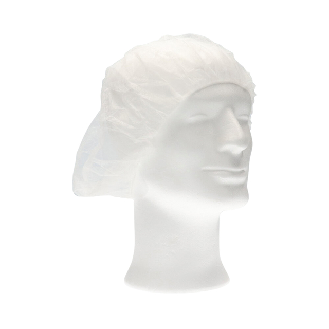Haarnet CMT bouffant non-woven M 50cm PP wit — Foto 2 von 2