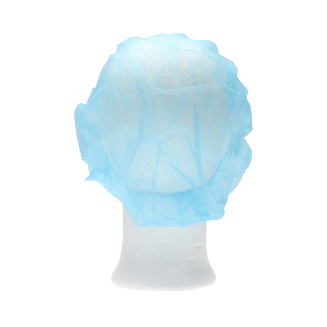 Haarnet CMT bouffant non-woven M 50cm PP blauw — Foto 2 van 2