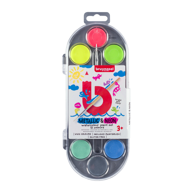 Bruynzeel Waterverf Kids Set Met Glitter