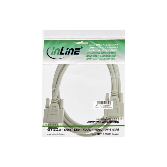 Kabel InLine S VGA 15HD M-M 2 meter beige en grijs — Foto 2 von 2
