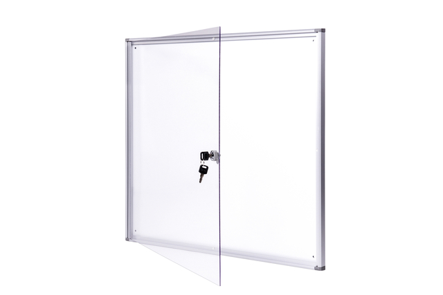 Binnenvitrine wand MAULextraslim whiteboard 6xA4 met slot — Foto 2 von 2