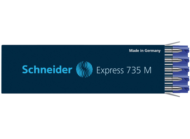 Balpenvulling Schneider Express 735 medium blauw — Photo 2 sur 2