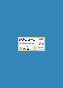 Fotokarton Folia 2-zijdig 50x70cm 300gr nr34 middenblauw