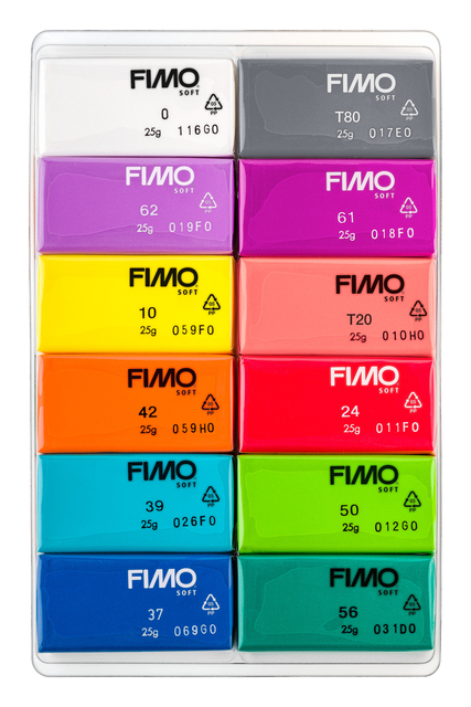 Klei Fimo soft colour pak à 12 briljante kleuren — Foto 2 von 2