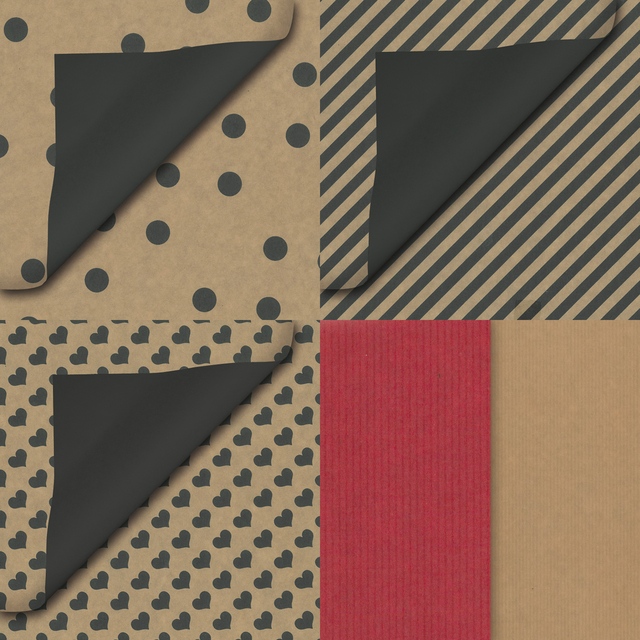 Cadeauzak Special Wrap kraft 12x19cm  assorti — Photo 2 sur 3