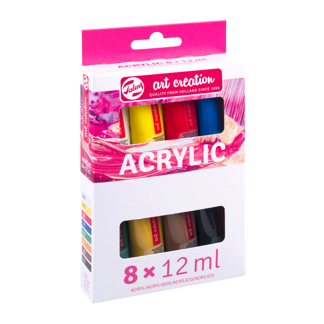 Acrylverf Talens Art Creation assorti 8 tubes à 12ml — Foto 2 von 2