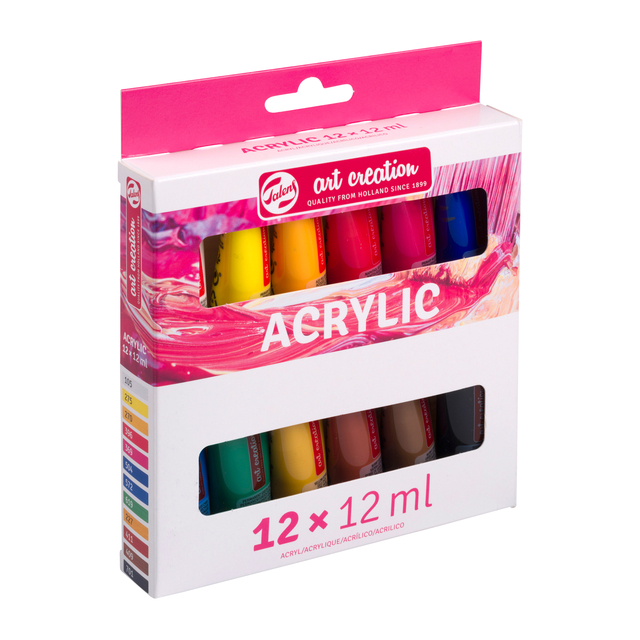 Acrylverf Talens Art Creation assorti 12 tubes à 12ml — Photo 2 sur 2
