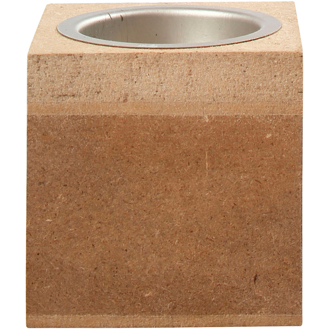 Waxinelichthouder Creativ Company 6x6x6cm MDF — Foto 2 von 2