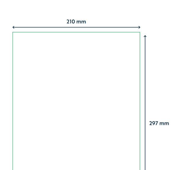 Etiket Qbasic A4 1.000 vel 210x297mm 1000 labels — Foto 2 von 2