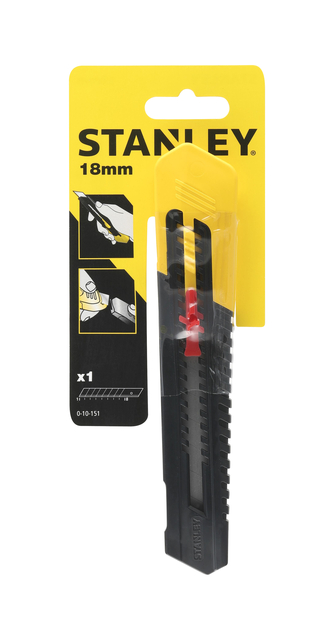 Afbreekmes Stanley SM 18mm antichoc blister à 1 stuk — Foto 2 von 2