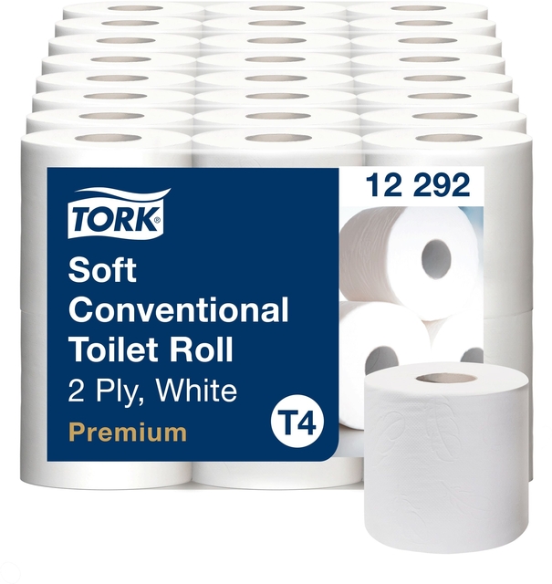 Toiletpapier Tork T4 Premium 2-laags 200 vel wit 12292