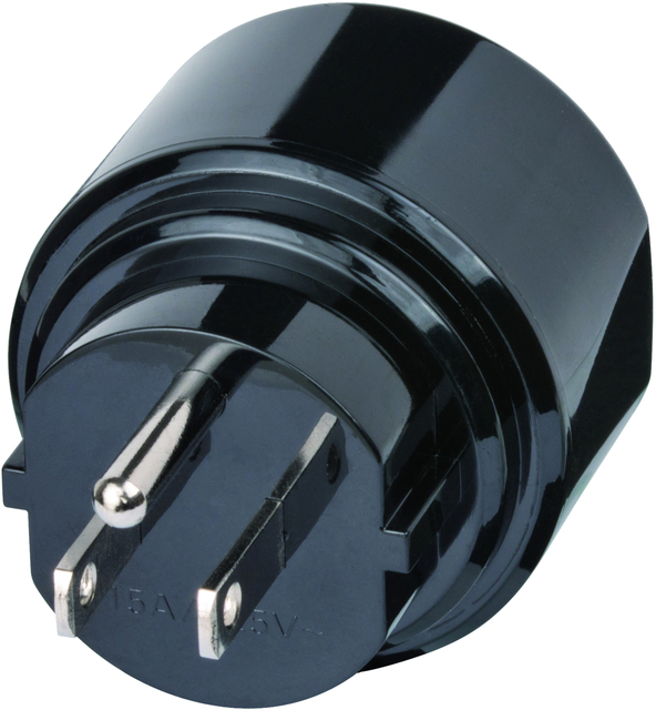 Reisstekker Brennenstuhl adapter USA met aarding  zwart — Photo 2 sur 2