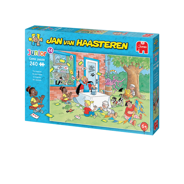Puzzel Jan van Haasteren Junior 14 De Goochelaar 240 stukjes — Photo 2 sur 2
