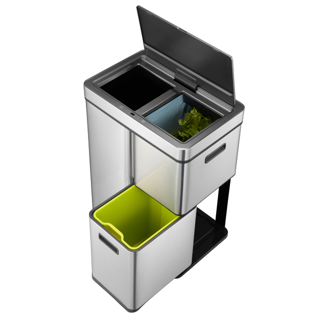 Afvalbak EKO Mirage Plus sensor 30liter en 2x15liter RVS — Foto 3 von 3