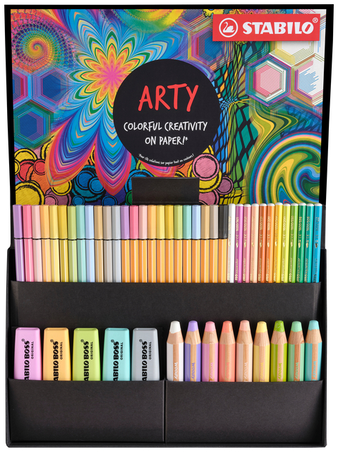 Creative set Stabilo 77/6 Arty colorful creative pastel mix 50 stuks — Foto 2 von 2