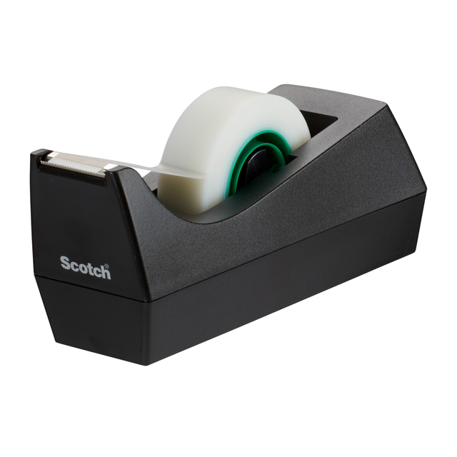 Plakband Scotch Magic 810 19mmx33m transparant 14 rollen + plakbandhouder zwart — Foto 2 von 2