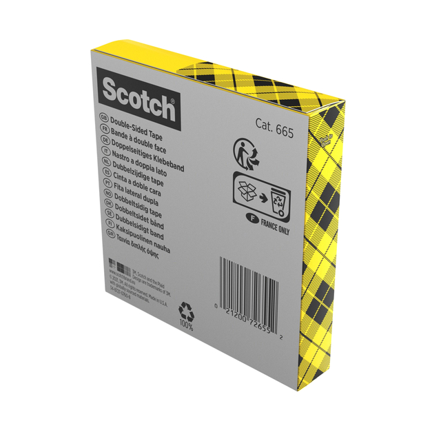 Plakband Scotch Magic 665 19mmx33m dubbelzijdig — Foto 2 von 2