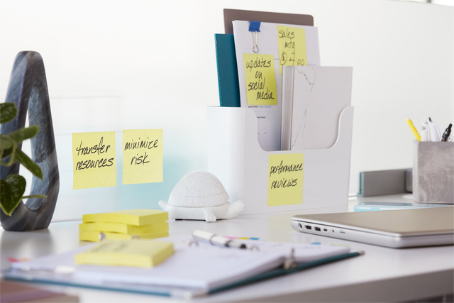 Memoblok 3M Post-it 622 Super Sticky 47.6x47.6mm geel 21 + 3 gratis — Foto 2 van 2