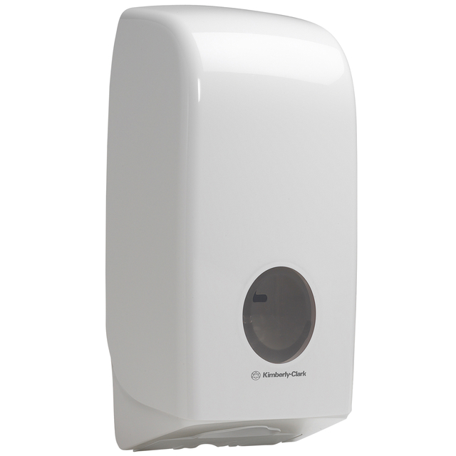 Toiletpapierdispenser Kimberly Clark Aquarius gevouwen wit 6946 — Foto 2 von 2