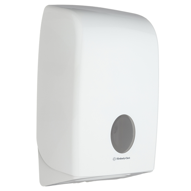 Handdoekdispenser Kimberly Clark Aquarius i-vouw wit 6945 — Foto 2 von 2
