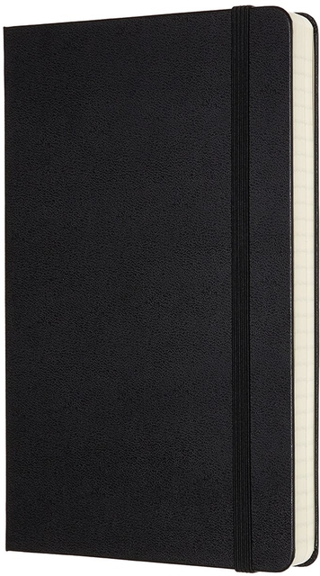 Notitieboek Moleskine Expanded large 130x210mm lijn hard cover zwart — Foto 2 van 2
