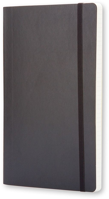 Notitieboek Moleskine pocket 90x140mm ruit 5x5mm soft cover zwart — Foto 2 von 2