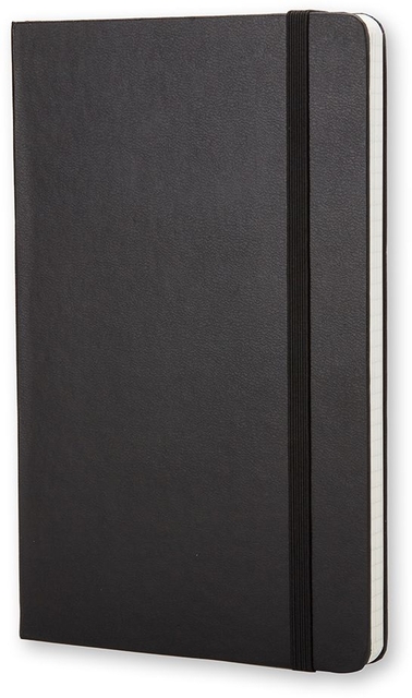 Notitieboek Moleskine pocket 90x140mm ruit 5x5mm hard cover zwart — Foto 2 von 2