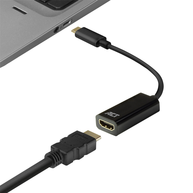 Adapter ACT USB-C naar HDMI 4K 30Hz 0.15 meter