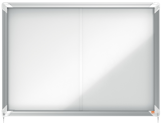 Binnenvitrine Nobo Premium Plus 8xA4 schuifdeur magnetisch