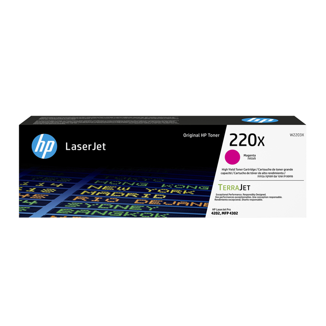 HP 220X LaserJet Toner Magenta (Hoge Capaciteit) — Foto 2 von 3
