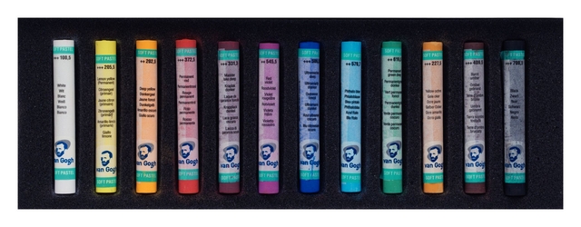 Pastelkrijt Talens Van Gogh zacht assorti doos à 12 stuks — Foto 2 von 2