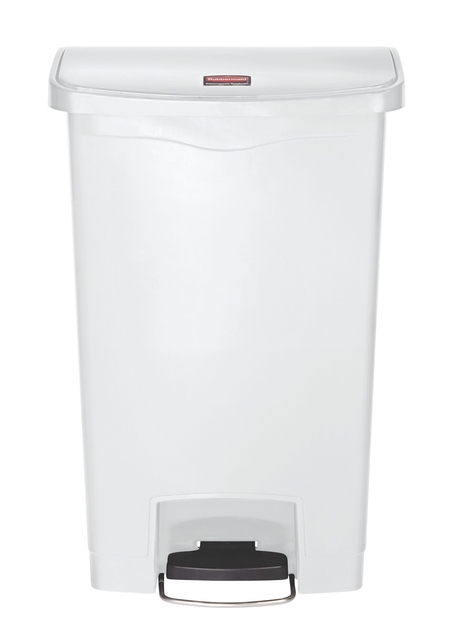Pedaalemmer Rubbermaid Slim Jim Step-On 50liter wit — Foto 2 von 2