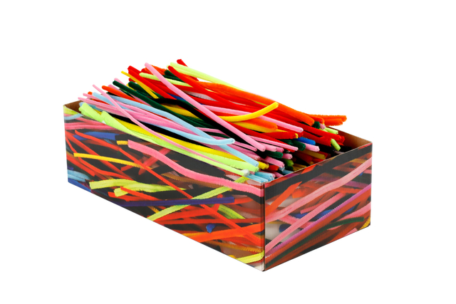 Chenilledraad Creativ Company 30cm dikte 4, 6, 9mm 700 stuks assorti — Photo 2 sur 2