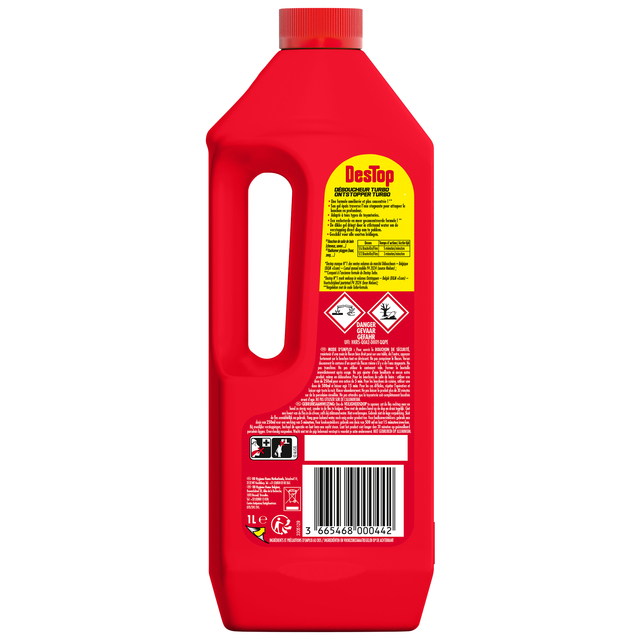 Afvoerontstopper Destop Turbo Gel  1L — Foto 2 von 2